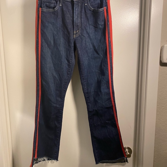 MOTHER INSIDER CROP STEP FRAY IN SPEED RACER SIZE 26 NWOT - Picture 2 of 8